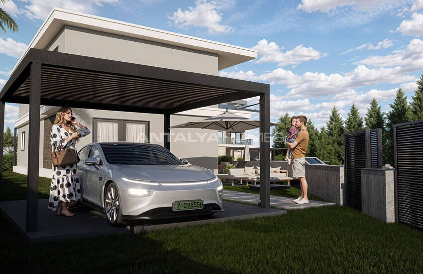 Muğla Fethiye'de Güvenlikli Site İçinde Havuzlu Lüks Evler 16