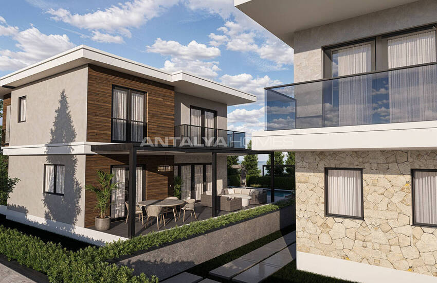 Muğla Fethiye'de Güvenlikli Site İçinde Havuzlu Lüks Evler 13