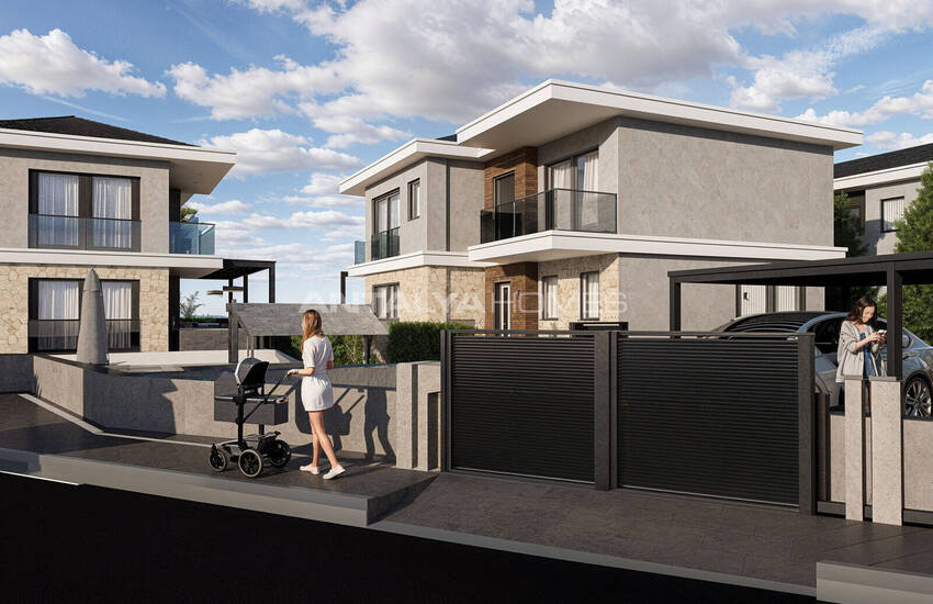 Muğla Fethiye'de Güvenlikli Site İçinde Havuzlu Lüks Evler 8