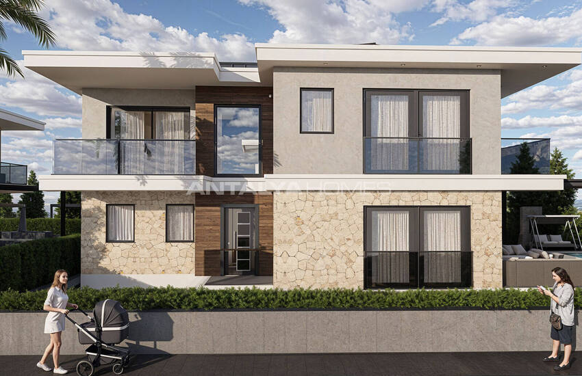 Muğla Fethiye'de Güvenlikli Site İçinde Havuzlu Lüks Evler 12