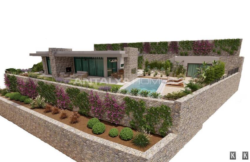 Sea-view Houses with Private Pools in Bodrum 10