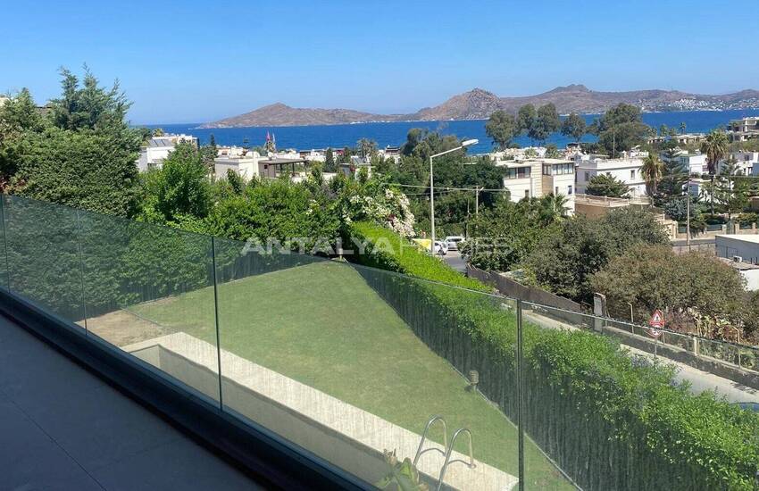 Villa Avec Vue Sur La Mer Et Piscine À 400 M De La Mer À Bodrum 9