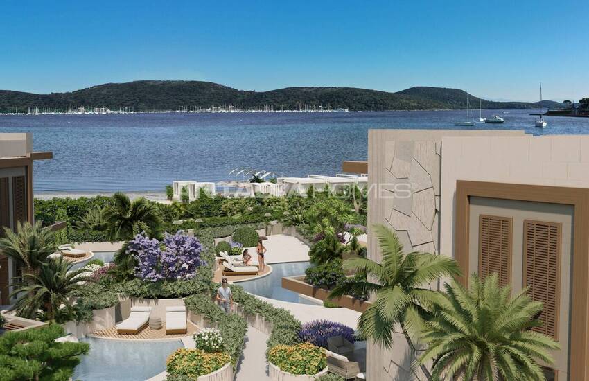 Beachfront Houses Near Daily Amenities in Bodrum