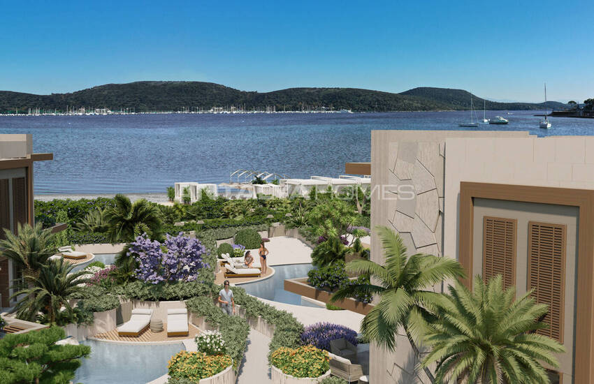 Bitez Bodrum'da Plaj Erişimli Lüks Villalar 3