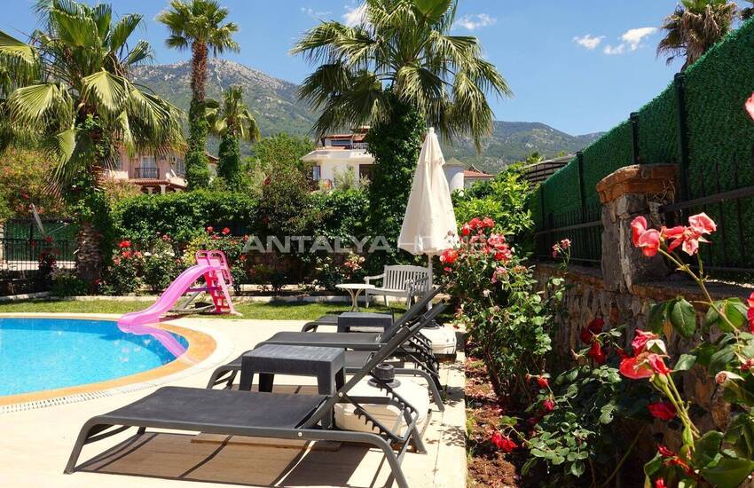 فيلا مفروشة 3 غرف نوم مع مسبح خاص في فتحية أولودينيز 10