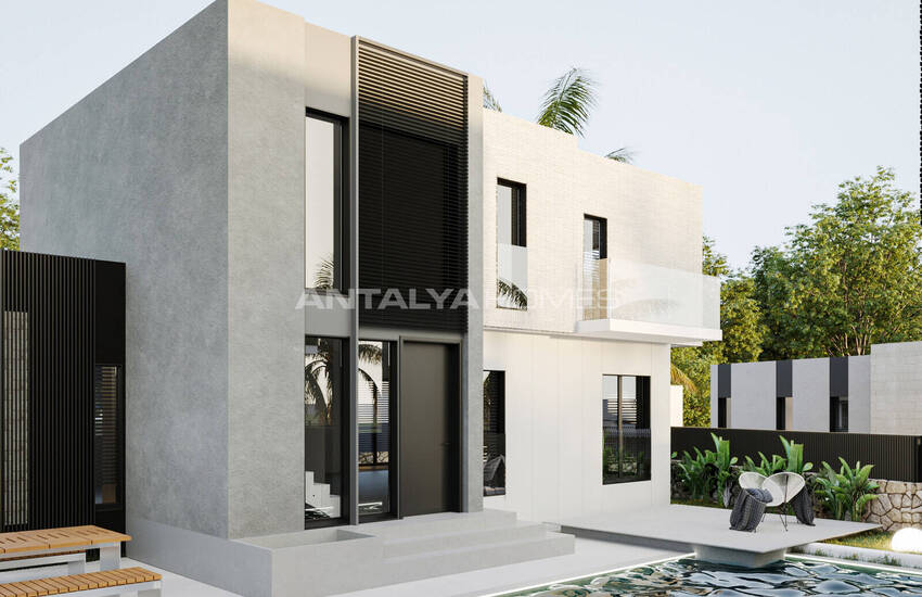 Lyxhus Med Privata Pooler I Ett Komplex I Fethiye Antalya 1