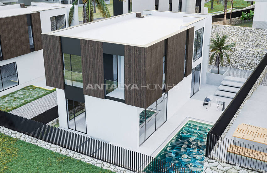 Lyxhus Med Privata Pooler I Ett Komplex I Fethiye Antalya 5