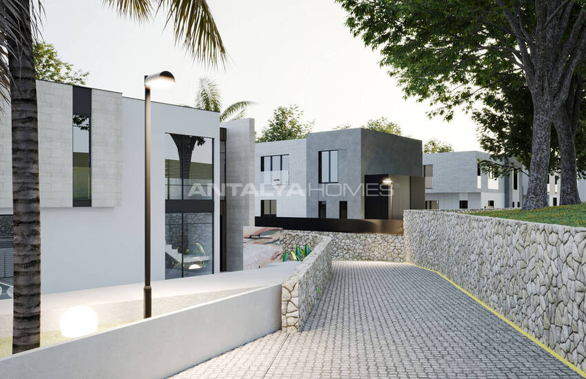 Lyxhus Med Privata Pooler I Ett Komplex I Fethiye Antalya 6