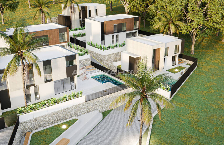Lyxhus Med Privata Pooler I Ett Komplex I Fethiye Antalya 7