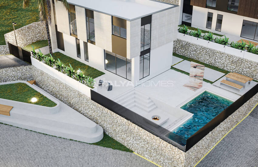 Maisons De Luxe Avec Piscines Privées Dans Un Complexe À Fethiye