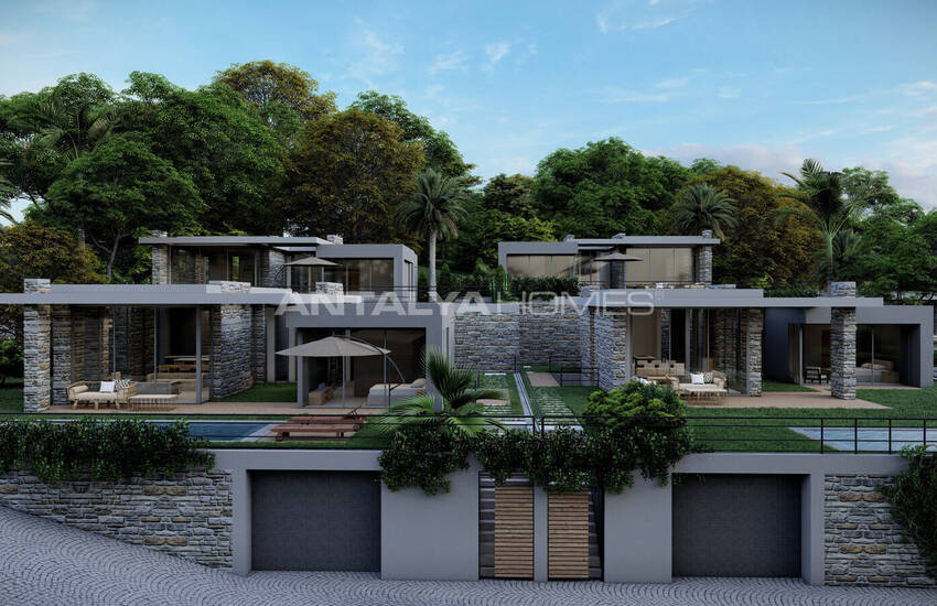 Элегантные дома с собственными бассейнами в Ялыкаваке, Бодрум 3