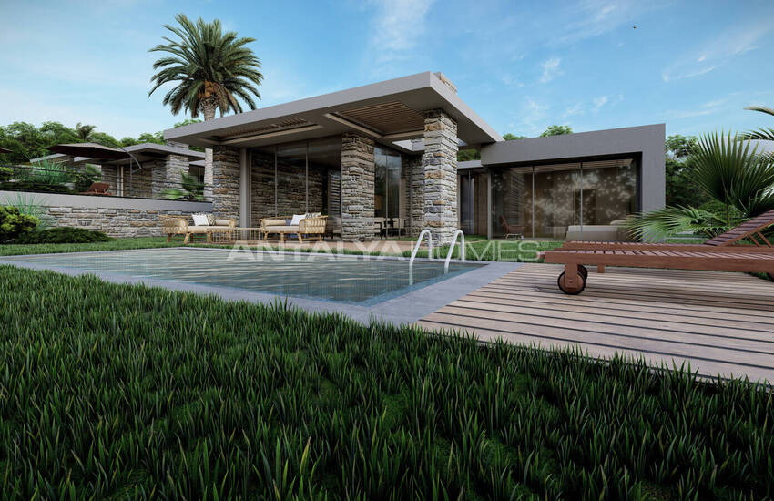 Элегантные дома с собственными бассейнами в Ялыкаваке, Бодрум 7