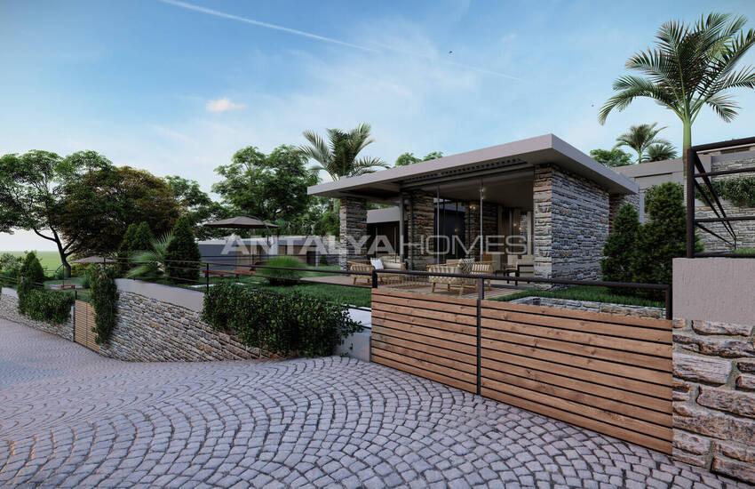 Элегантные дома с собственными бассейнами в Ялыкаваке, Бодрум 8