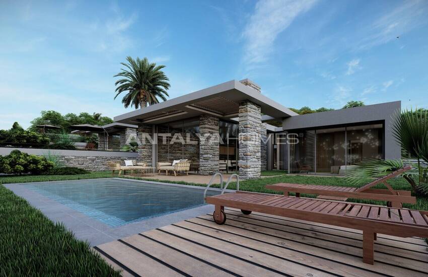 خانه‌های شیک با استخرهای خصوصی در یالیکاواک بدروم 2