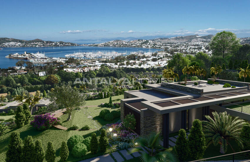 Yalıkavak Marina Bodrum Yakınında Deniz Manzaralı Malikane 3