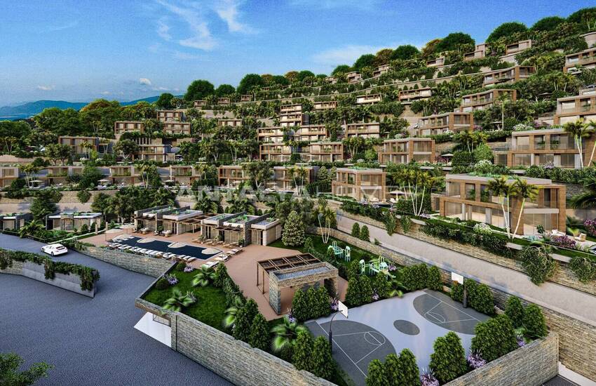 Bodrum'da Plaj Erişimi Olan Komplekste Havuzlu Evler 5