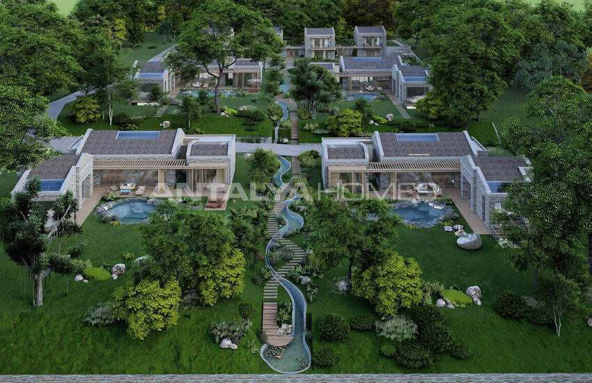 Villas Spacieuses Avec Grand Terrain À Bodrum, Muğla 18