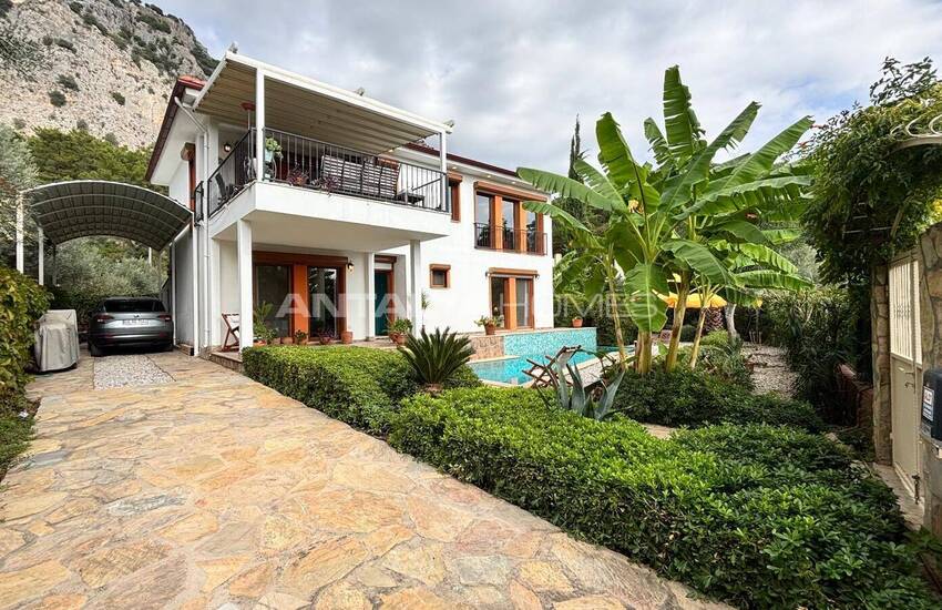 Stylish Forest-view House with Private Pool in Muğla Göcek