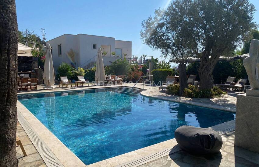 Furnished Flat with a Sea-view Terrace in Bodrum Türkbükü 8