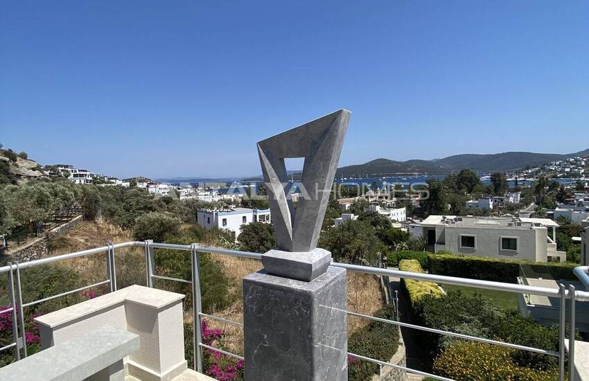 Furnished Flat with a Sea-view Terrace in Bodrum Türkbükü 10