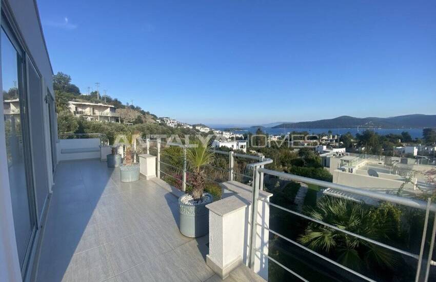 Furnished Flat with a Sea-view Terrace in Bodrum Türkbükü 9