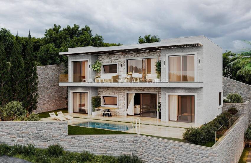 Appartements Avec Vue Sur La Mer Et Piscine Privée À Bodrum Bağla 3