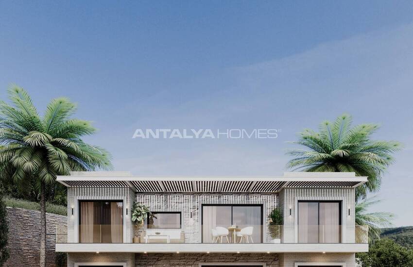 Sea View Flats with Private Pools in Bodrum Bağla 1