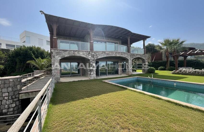 Maison Élégante Avec Vue Sur Le Port De Plaisance À Bodrum Yalıkavak 11