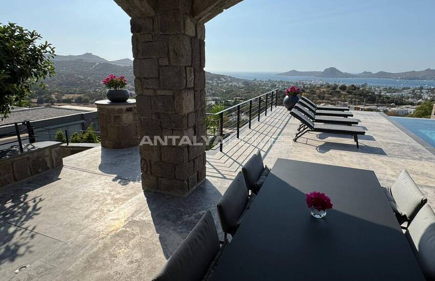 Maison Élégante Avec Vue Sur Le Port De Plaisance À Bodrum Yalıkavak 6