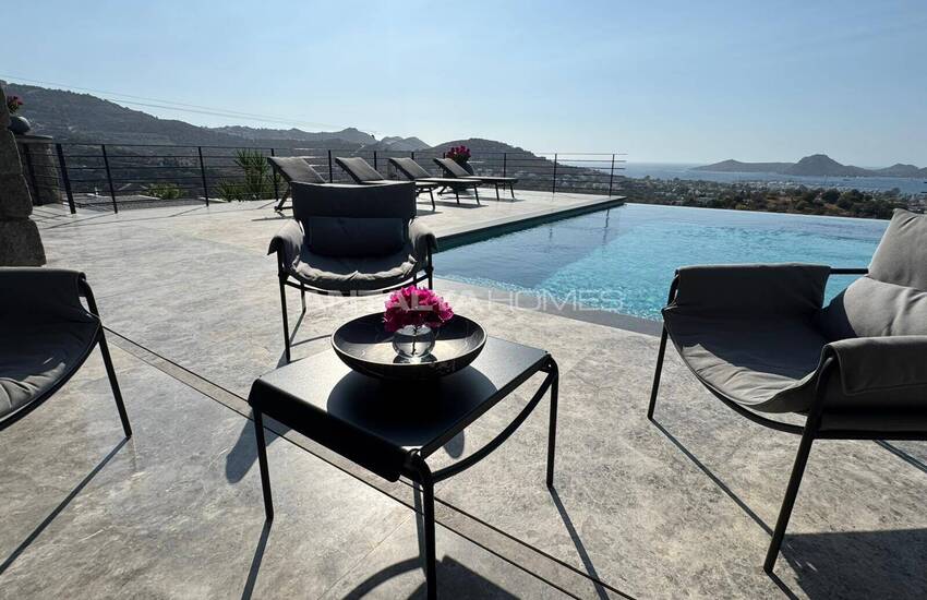 Maison Élégante Avec Vue Sur Le Port De Plaisance À Bodrum Yalıkavak 5