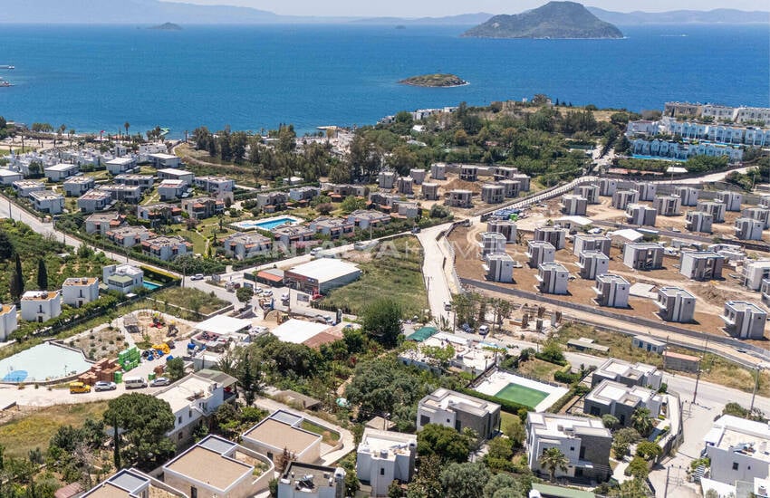 Одноэтажные виллы рядом с пляжем в Бодруме, Кадыкалеси 8