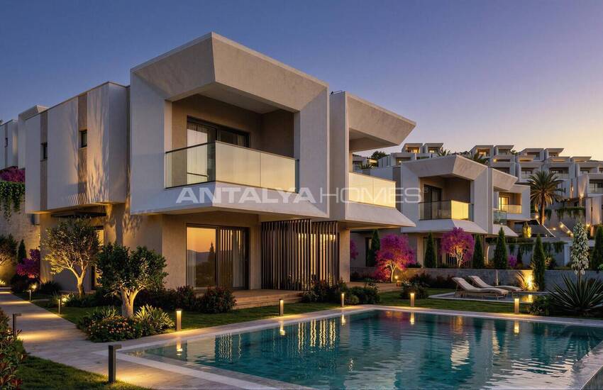 فيلات مطلة على الطبيعة للبيع مع مسبح في أدابوكو، بودروم