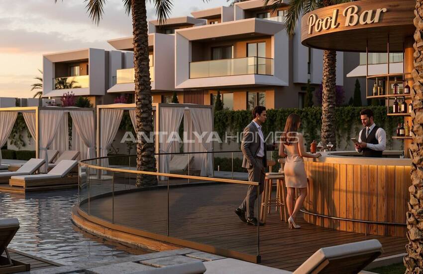 فيلات مطلة على الطبيعة للبيع مع مسبح في أدابوكو، بودروم 2