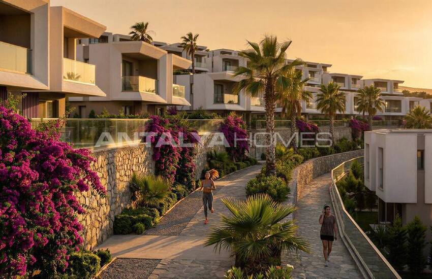 فيلات مطلة على الطبيعة للبيع مع مسبح في أدابوكو، بودروم 4