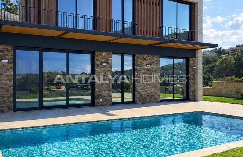 Виллы с частным бассейном рядом с пляжем в Бодруме, Гюмюшлюк
