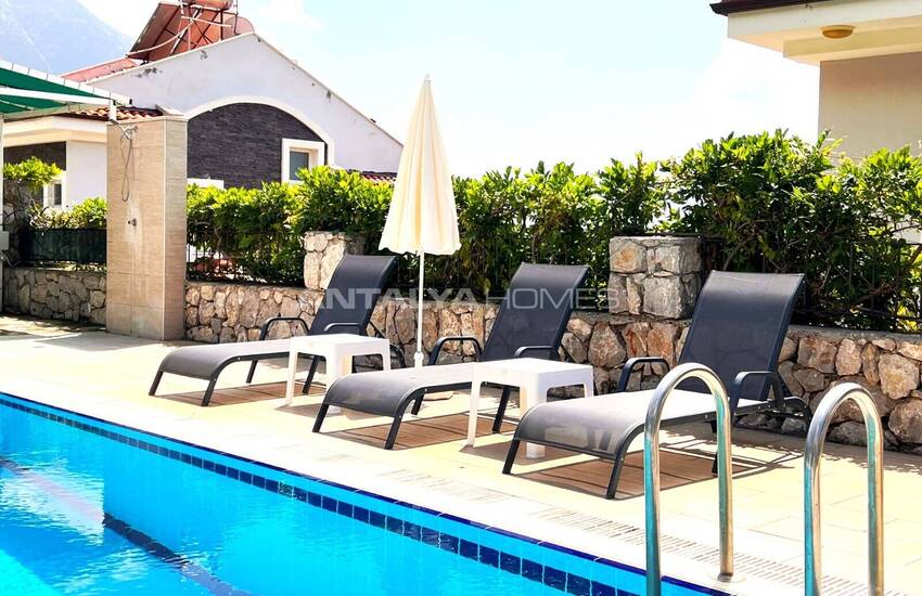 Möblerad Villa Med 3 Sovrum Och Pool Nära Havet I Fethiye 5