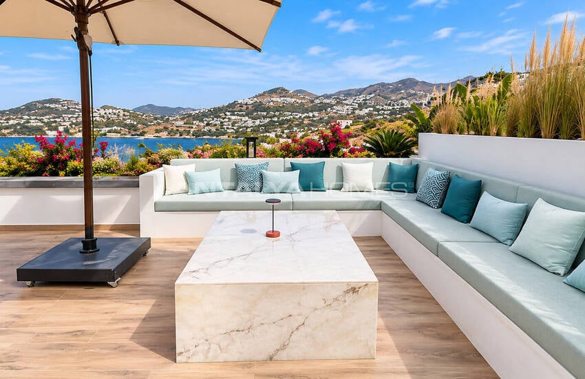 Detached Villas for Sale with Sea Views in Bodrum Muğla 7
