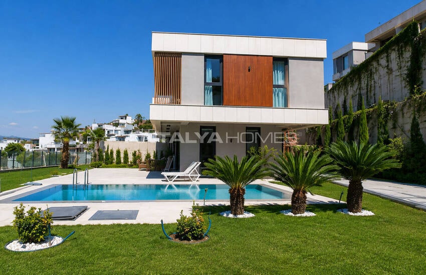 Maisons À Vendre À Bodrum Avec Vue Sur Mer Et Chauffage Au Sol 2