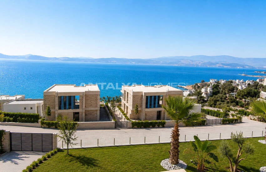 Maisons À Vendre À Bodrum Avec Vue Sur Mer Et Chauffage Au Sol 3