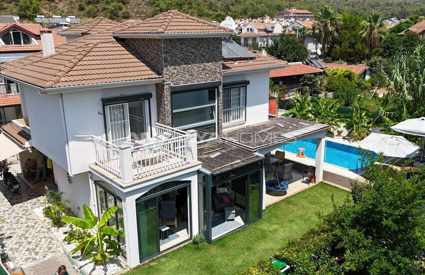 Villa Indépendante Avec Piscine Privée À Fethiye Foça 4