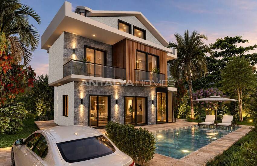Muğla Fethiye'de Özel Havuzlu ve Bahçeli Müstakil Villalar 2