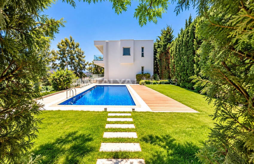 Specious Detached Villa for Sale with Sea View in Bodrum 2