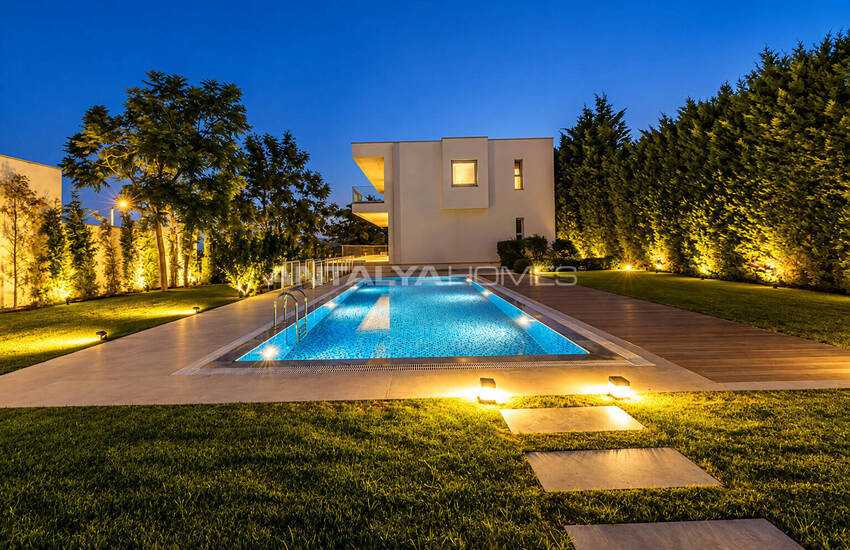 Specious Detached Villa for Sale with Sea View in Bodrum 3