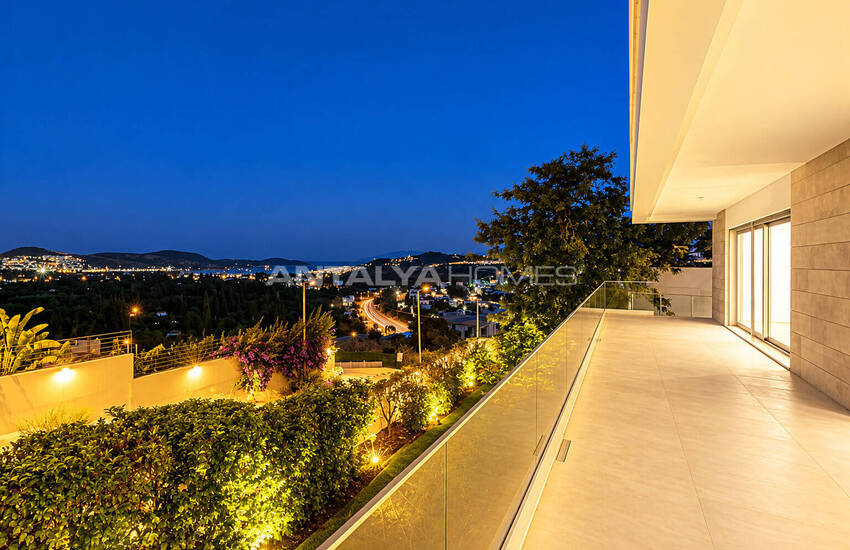 Specious Detached Villa for Sale with Sea View in Bodrum 7
