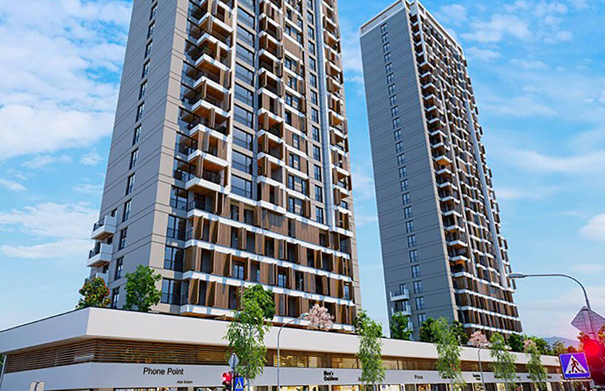 آپارتمان های با نمای دریا و جزیره نزدیک به تمام امکانات در استانبول 1