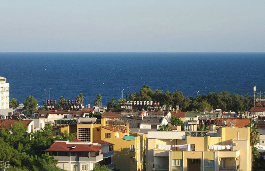 Magnifieke 5+1 Duplex Appartement Met Zeezicht In Antalya