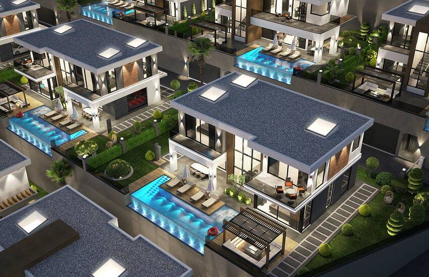 Ultra-luxe Villa's Met Zeezicht In Kargicak Alanya 1