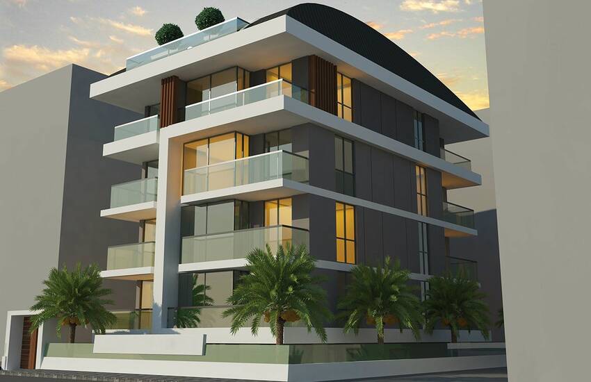 Moderna Lägenheter 150 Meter Till Cleopatra Stranden I Alanya 1