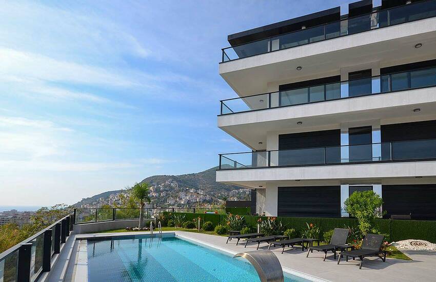 Sea and Nature View Duplex Apartments in Alanya Center