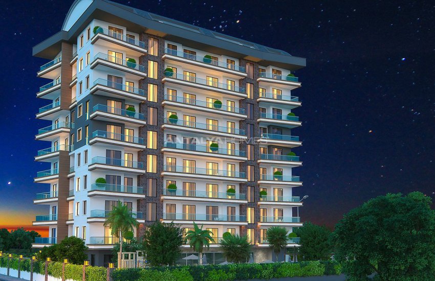 Sea and Mountain View Alanya Flats 300 Mt to the Beach 18
